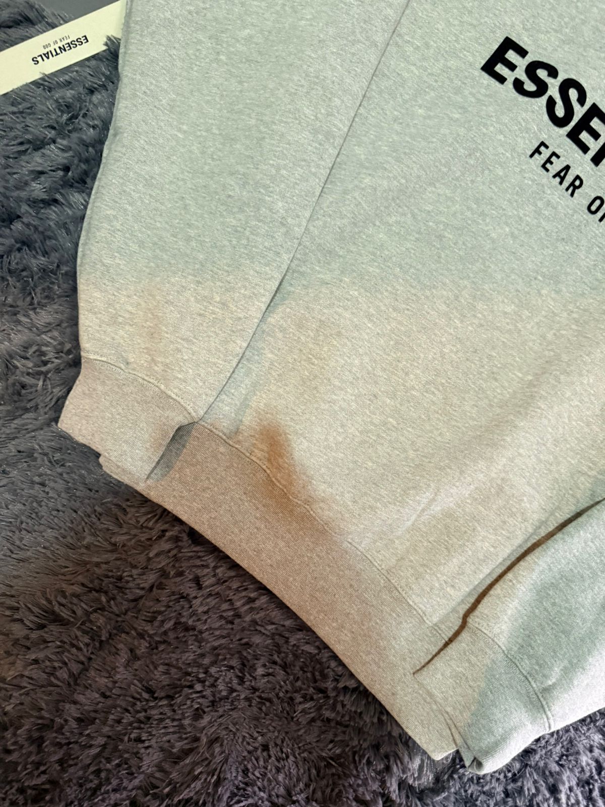 Fear Of God Essentials Hoodie Oatmeal