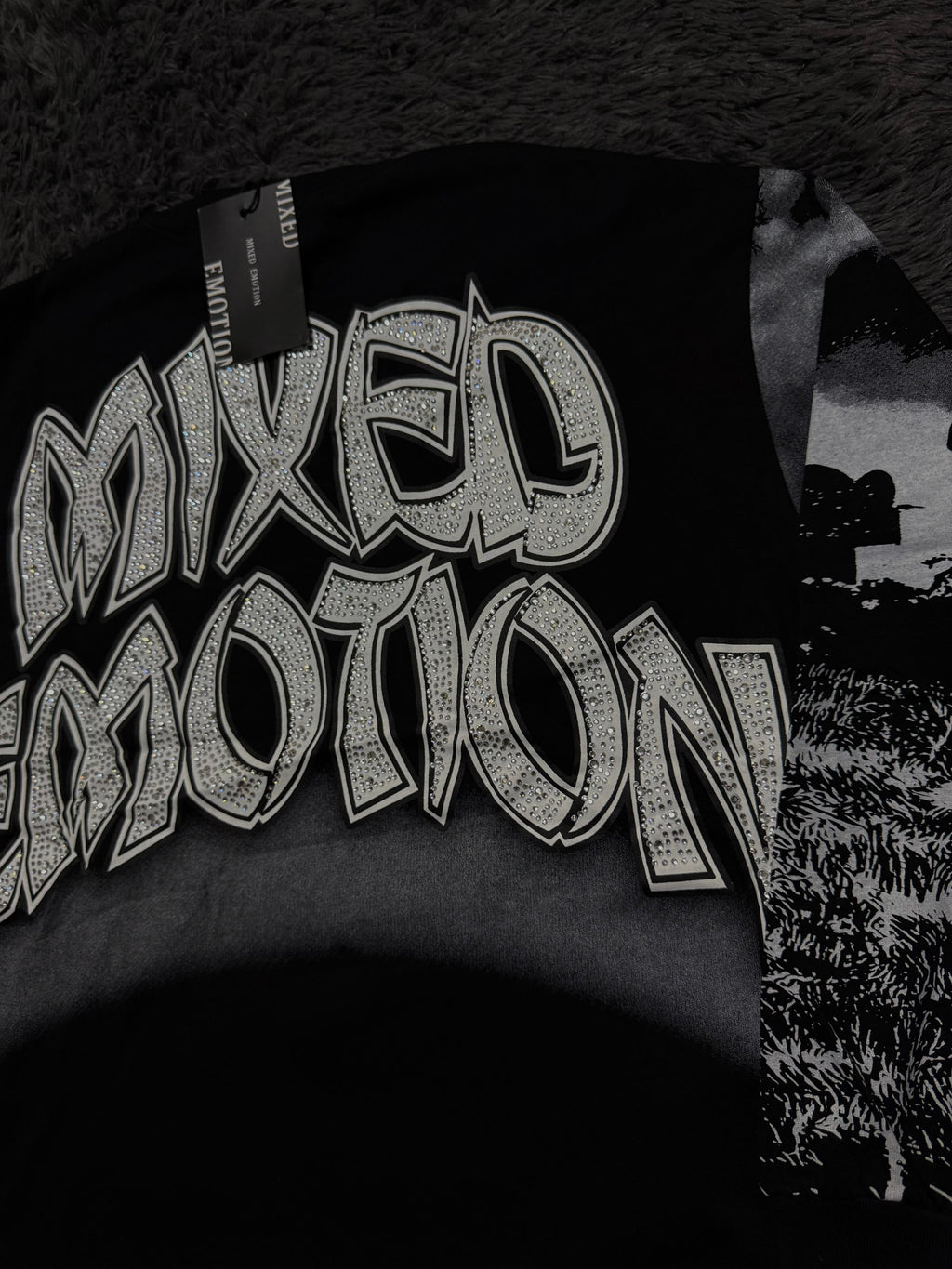 Mixed Emotion Zombie Rhinestone