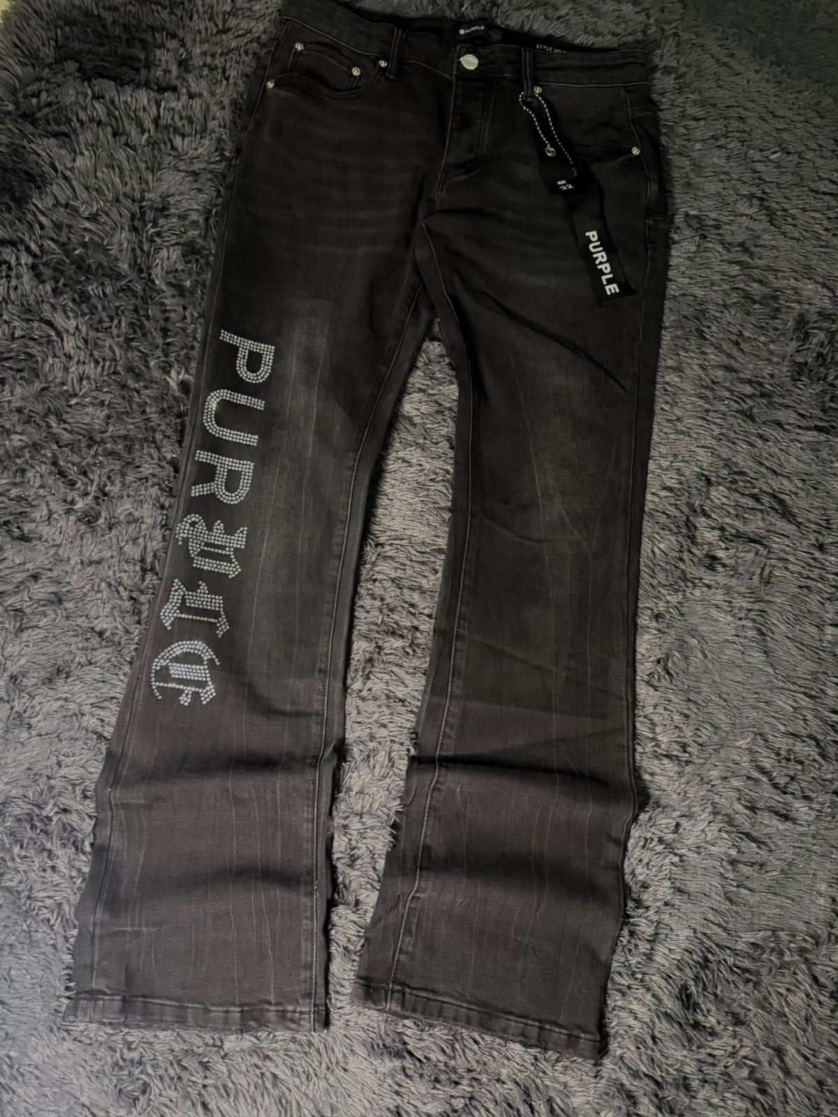 Purple Jeans Diamonds Designer