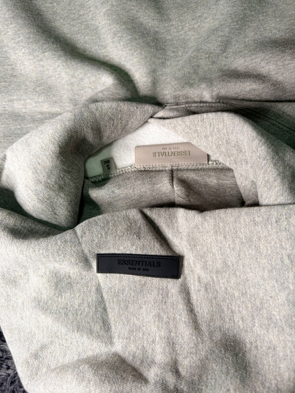 Fear Of God Essentials Hoodie Oatmeal