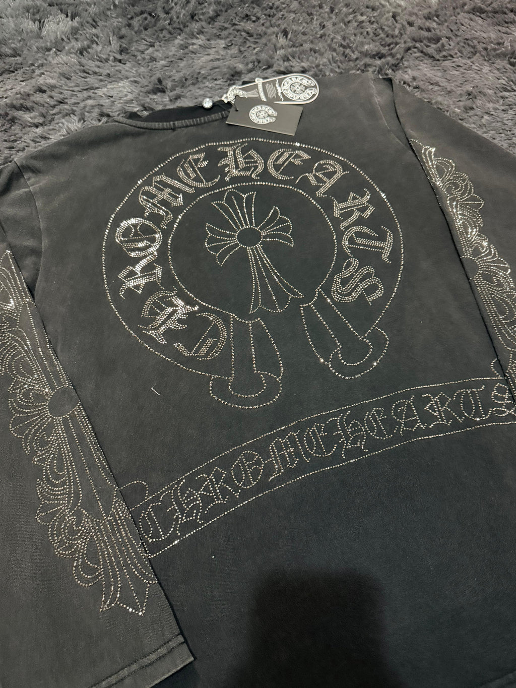 Chrome Hearts Rhinestone Sleeve