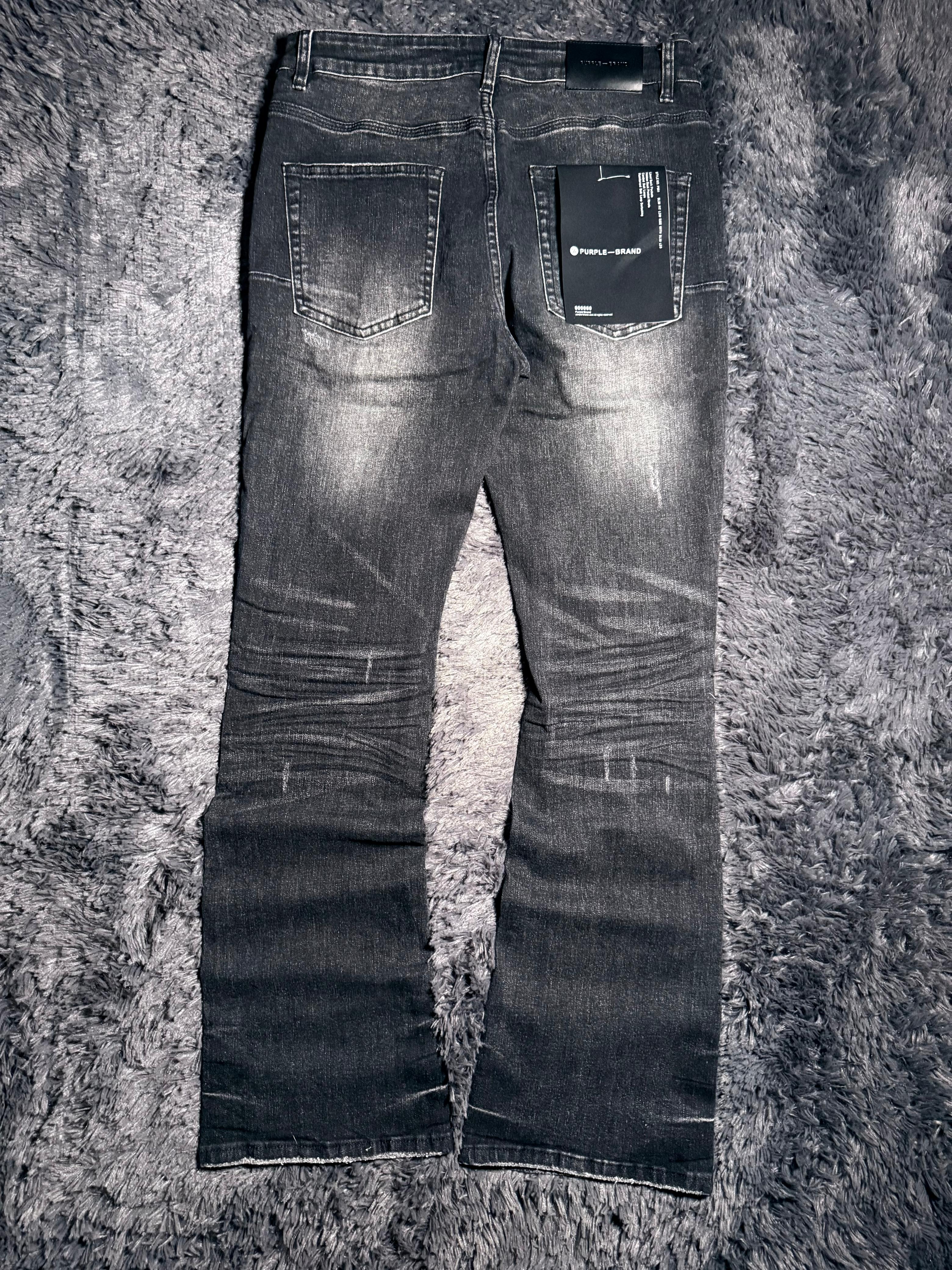 Purple Flared Jeans