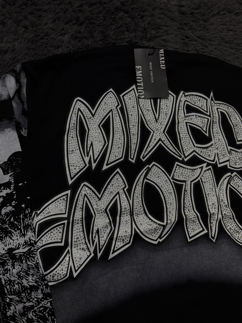 Mixed Emotion Zombie Rhinestone