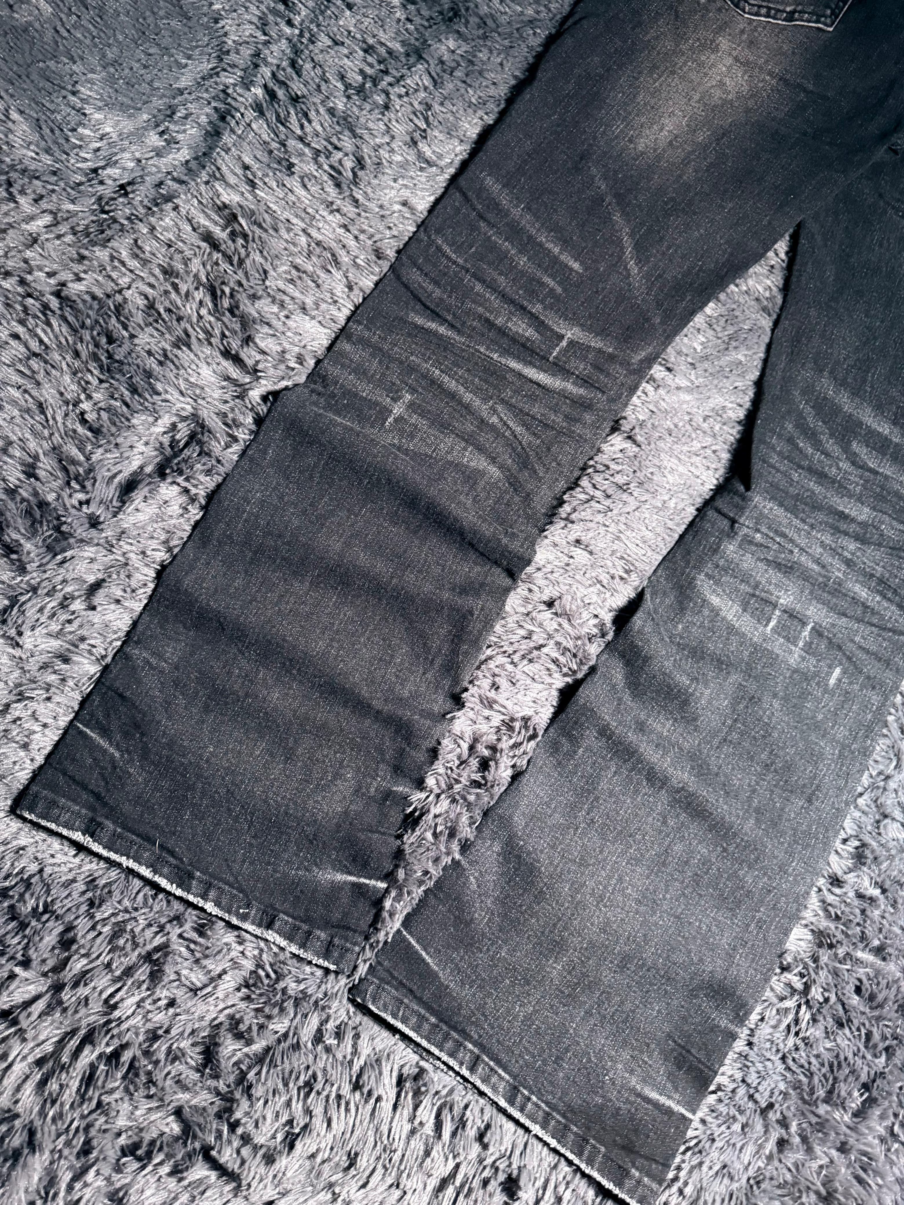Purple Flared Jeans