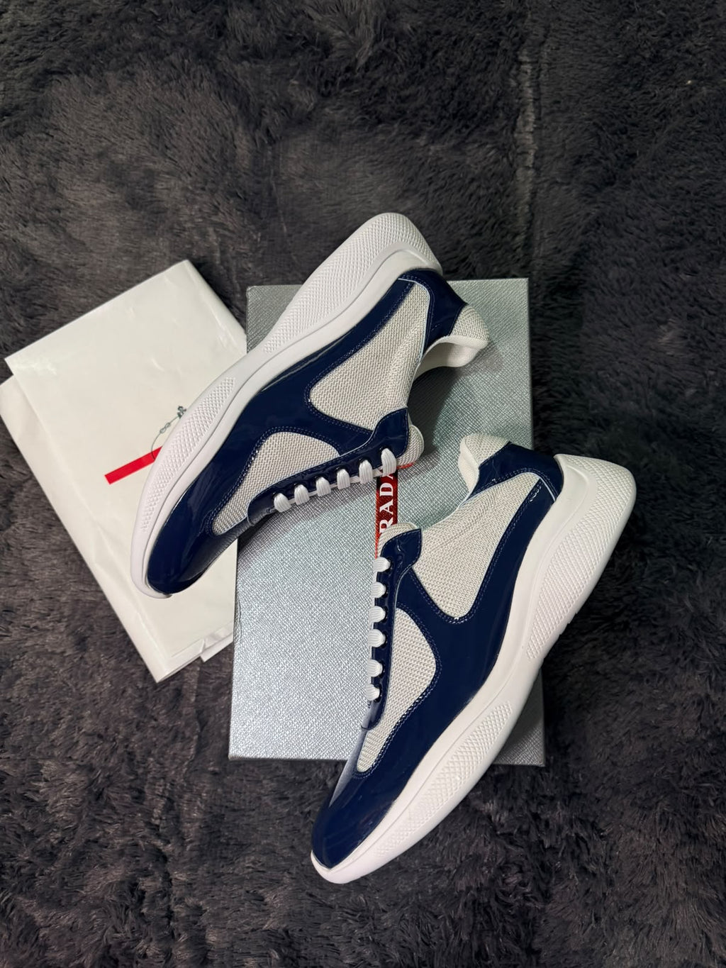 Prada Cups Navy Blue