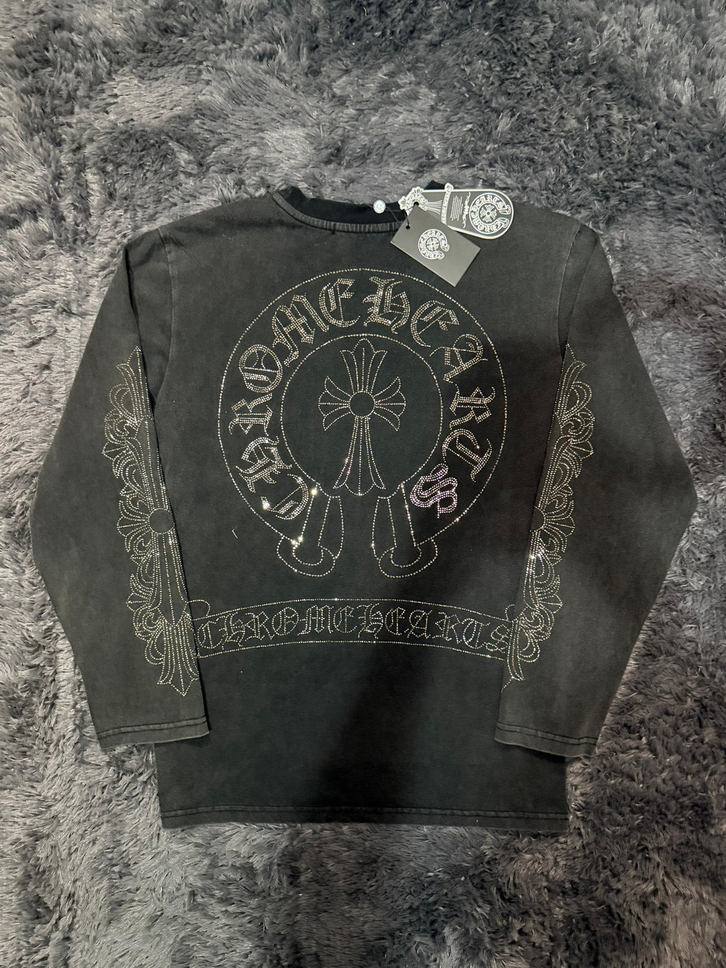 Chrome Hearts Rhinestone Sleeve