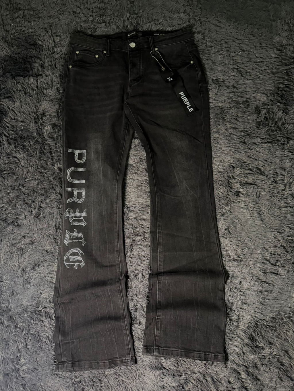 Purple Jeans Diamonds Designer