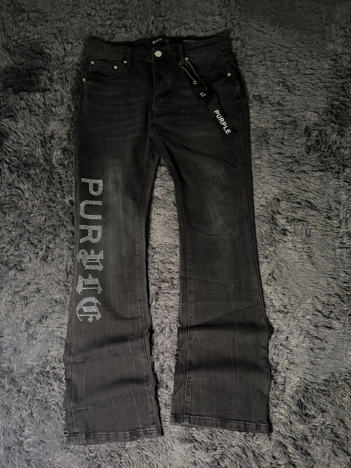 Purple Jeans Diamonds Designer