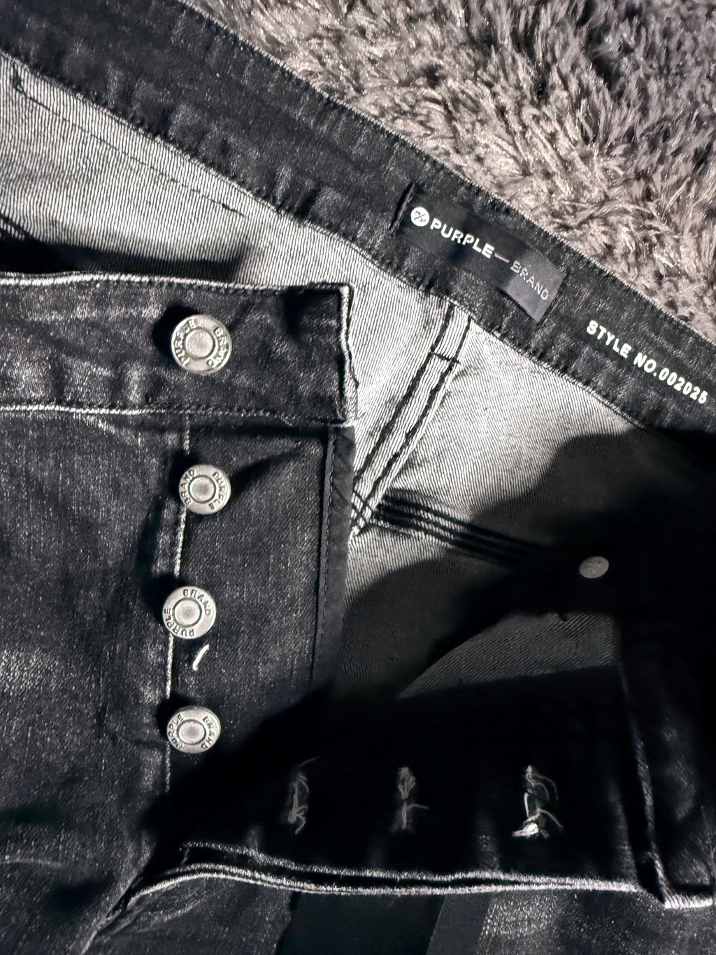 Purple Flared Jeans