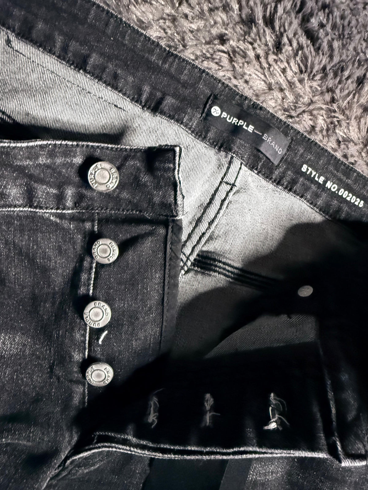 Purple Flared Jeans