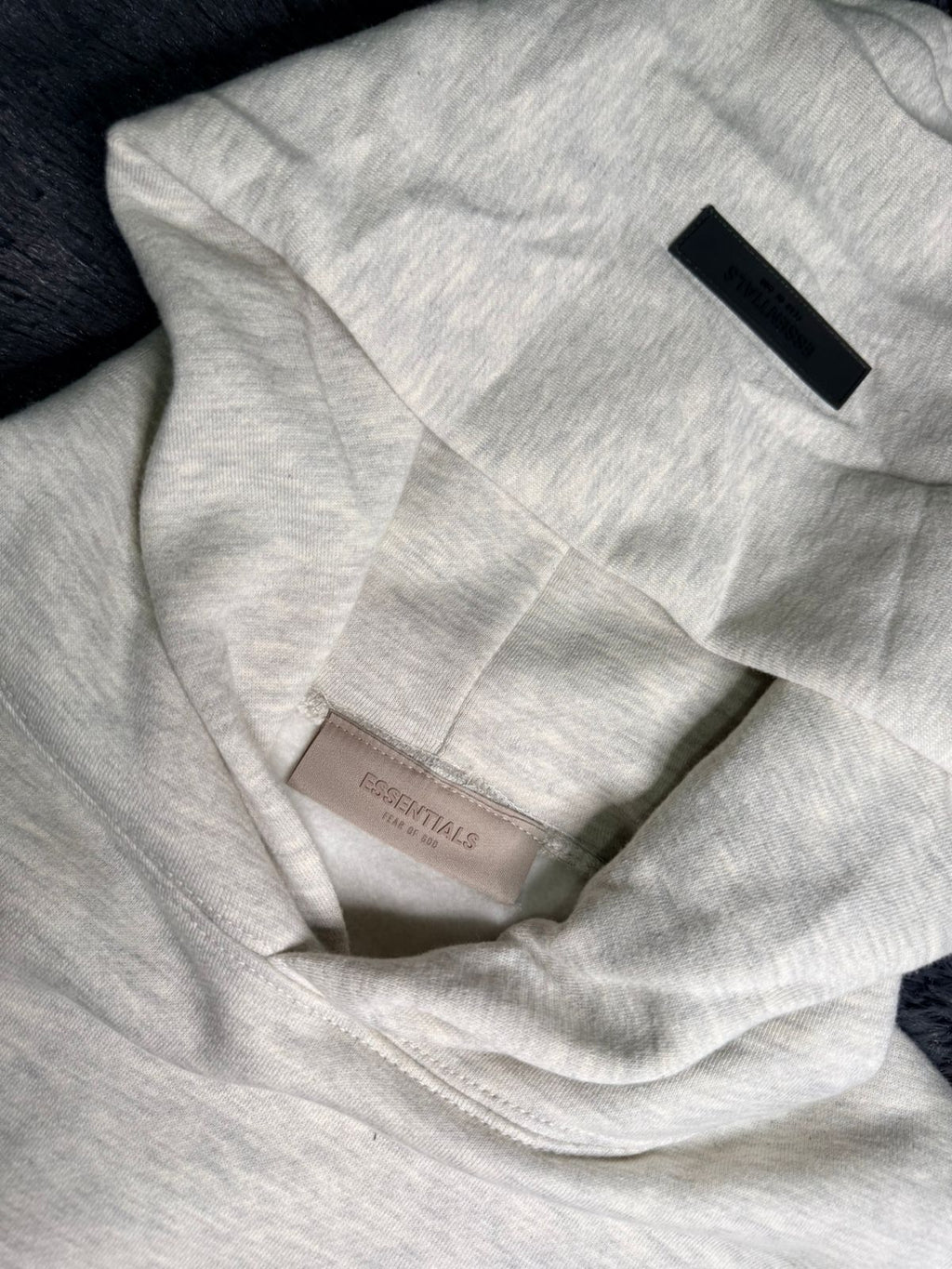 Fear Of God Essentials Hoodie Dark Oatmeal
