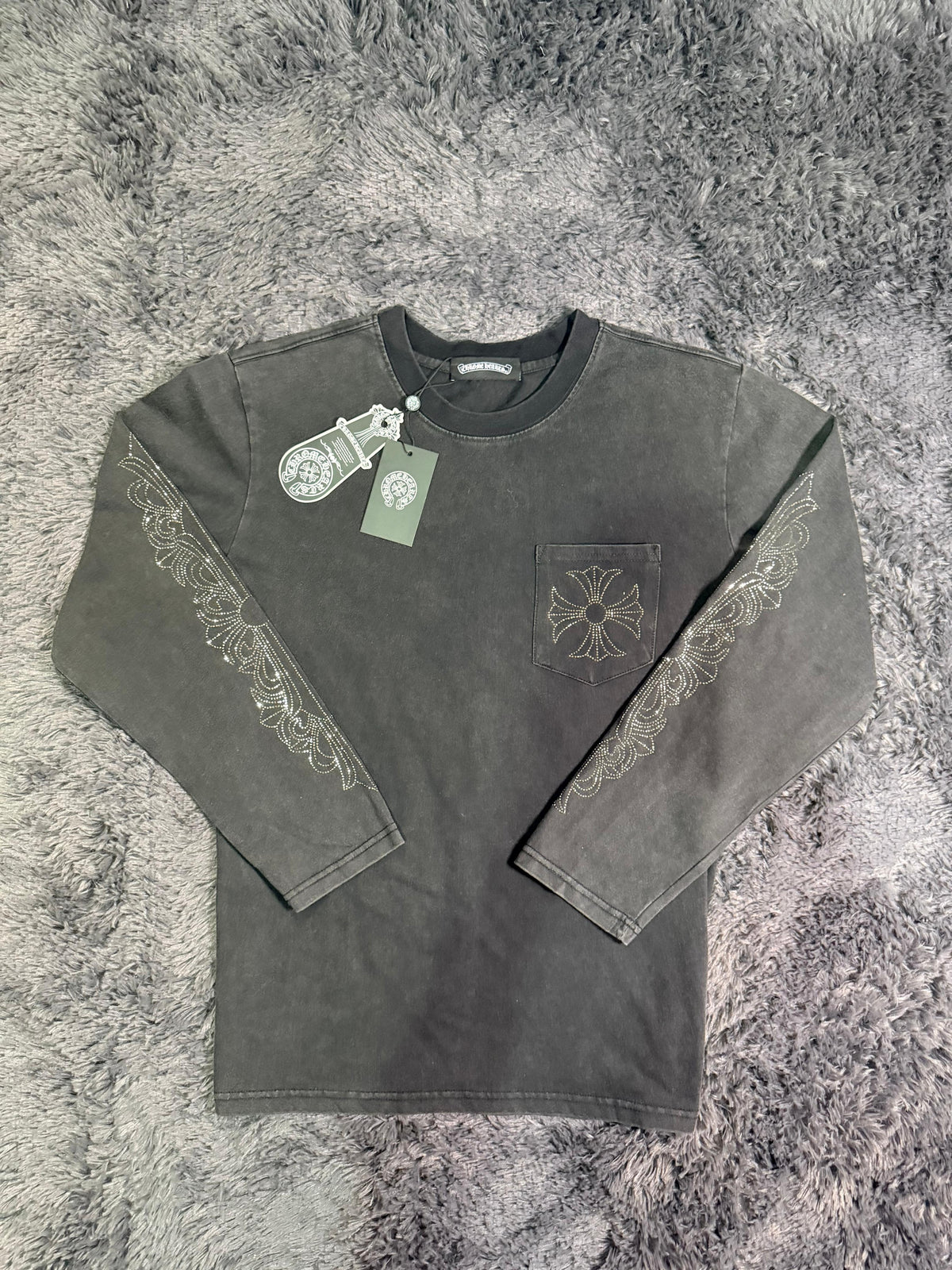 Chrome Hearts Rhinestone Sleeve