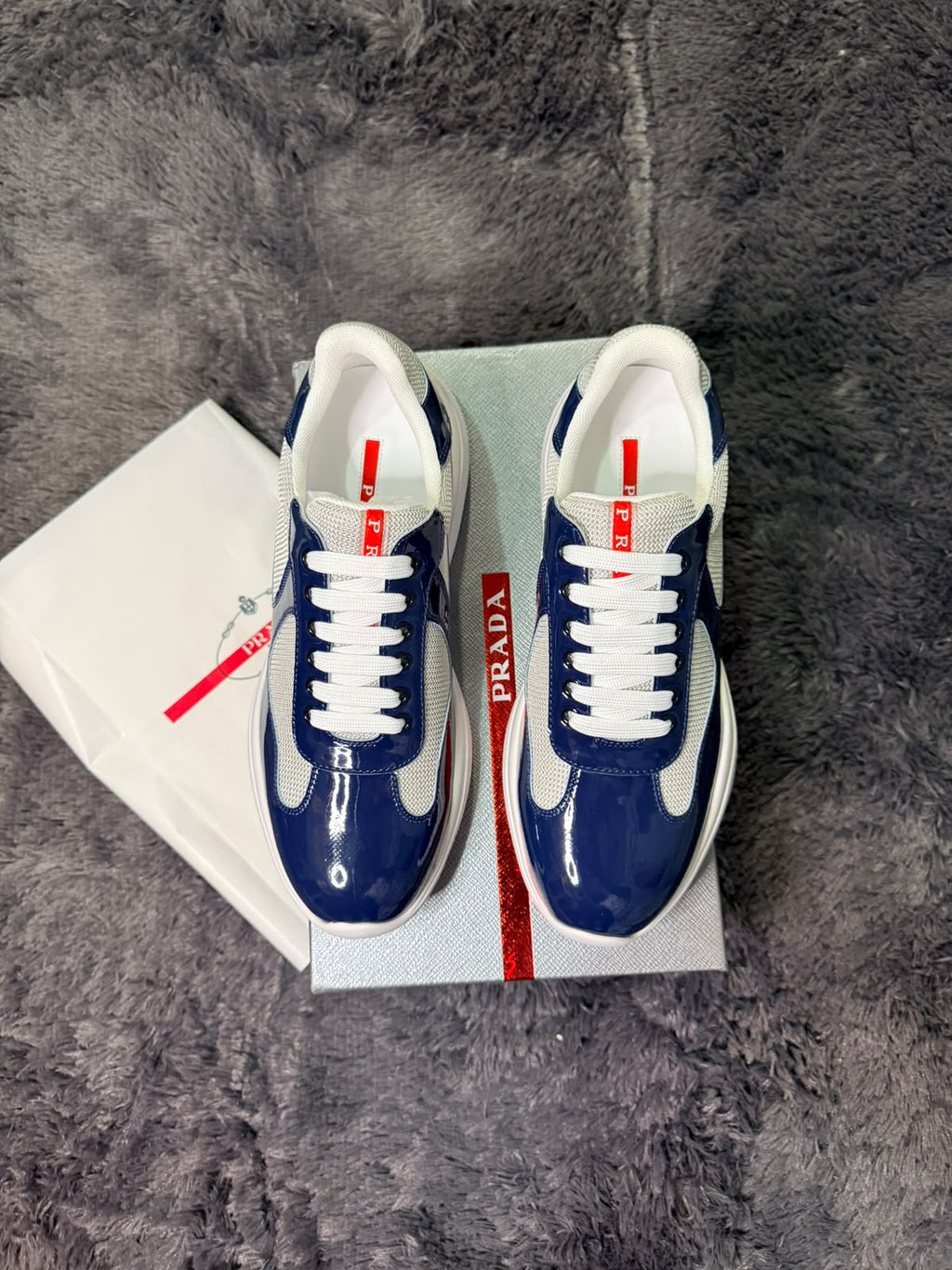 Prada Cups Navy Blue