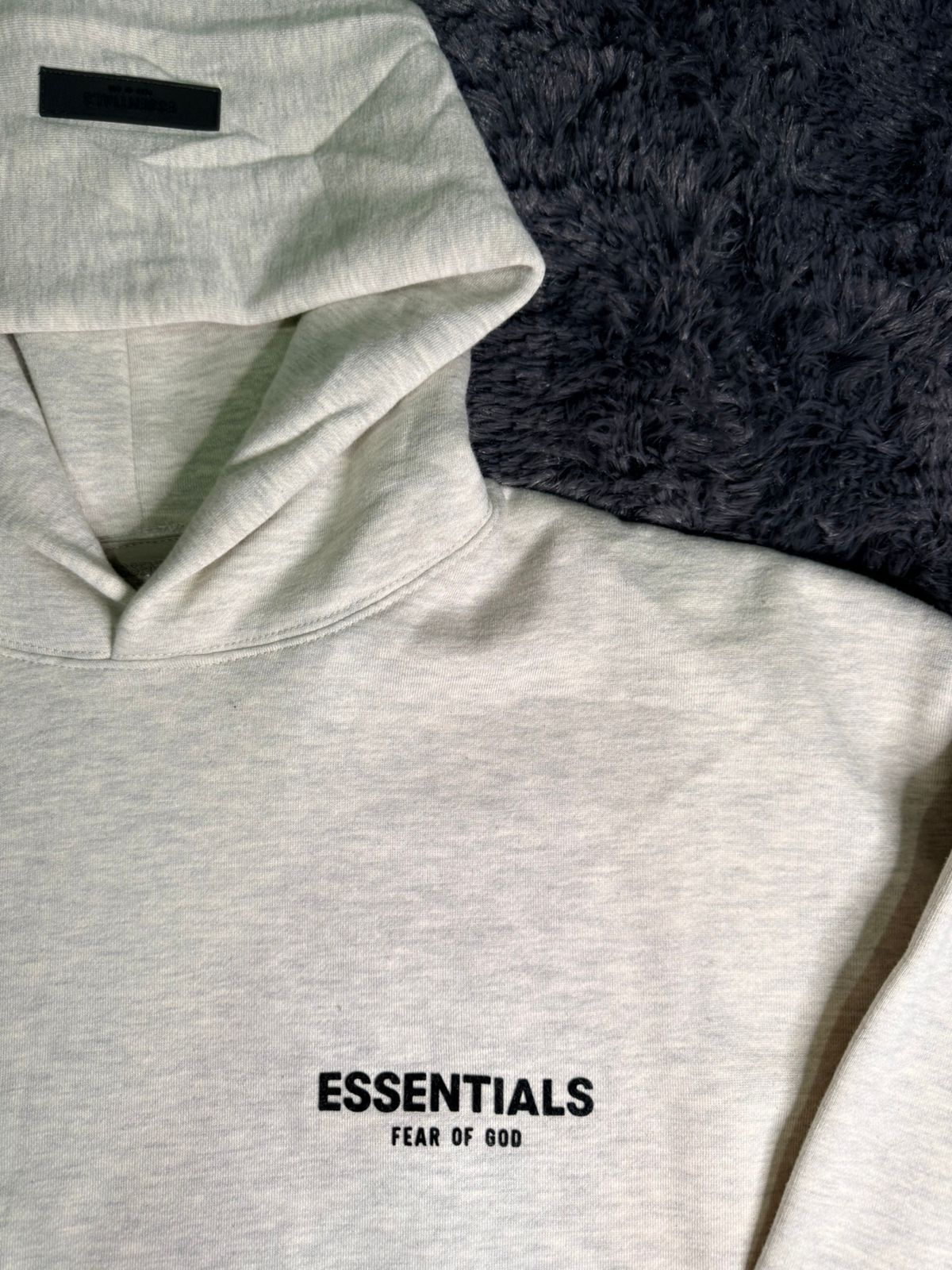 Fear Of God Essentials Hoodie Dark Oatmeal