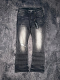 Purple Flared Jeans