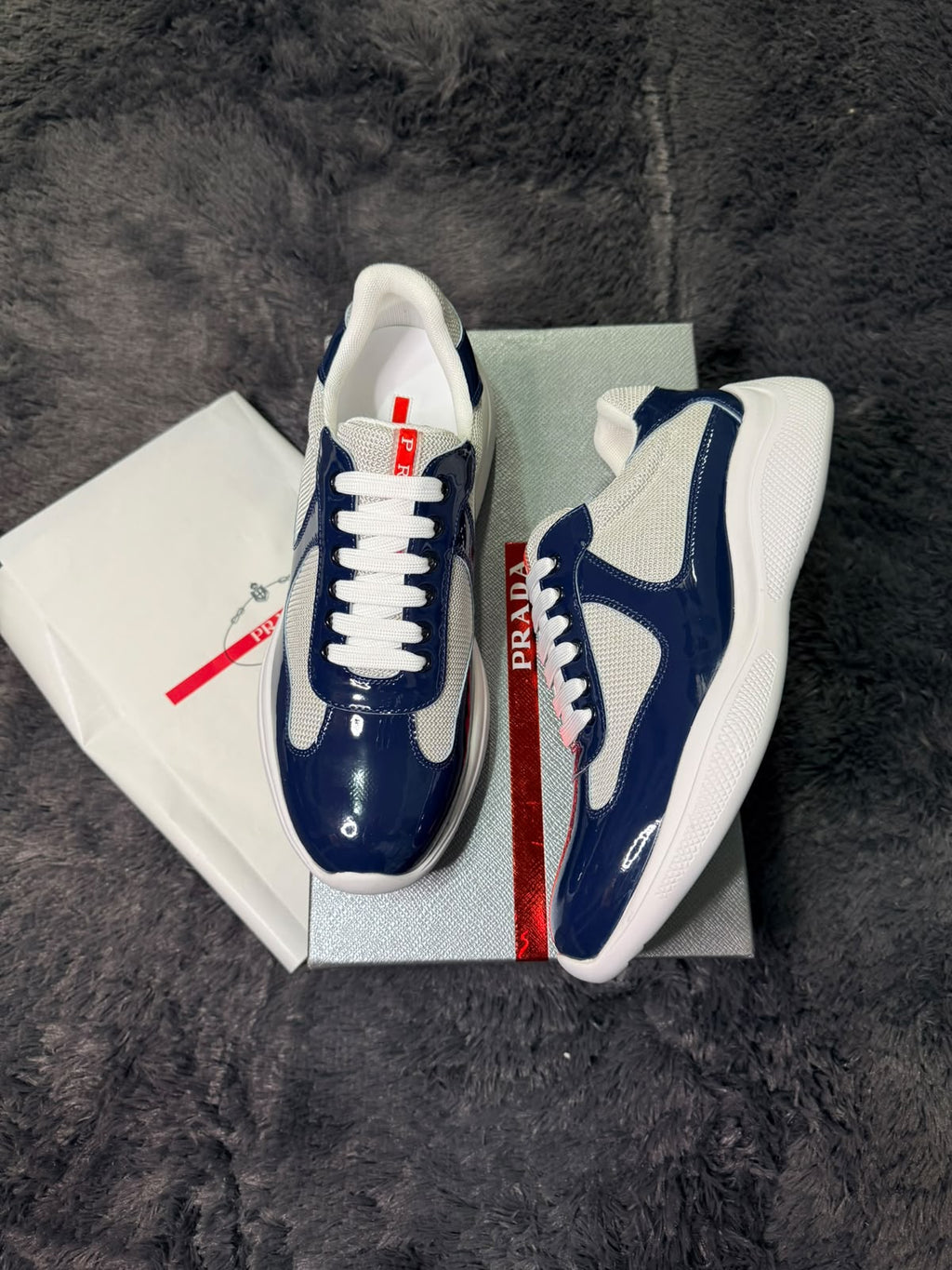 Prada Cups Navy Blue