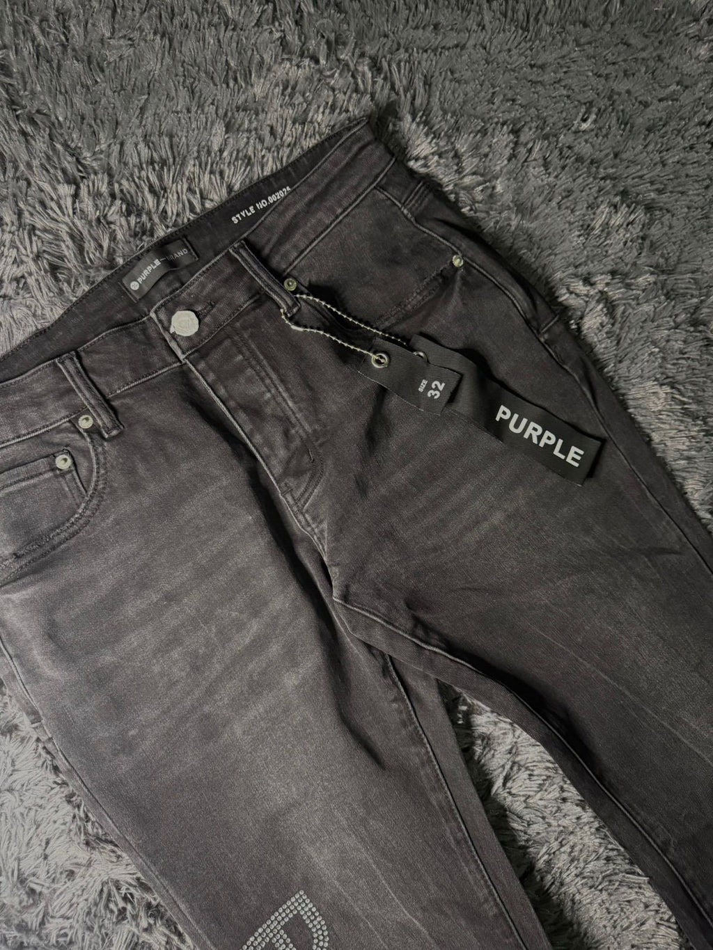 Purple Jeans Diamonds Designer