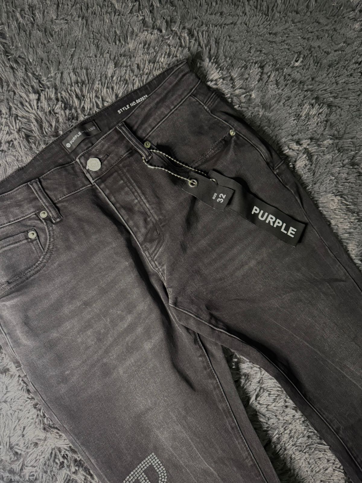 Purple Jeans Diamonds Designer