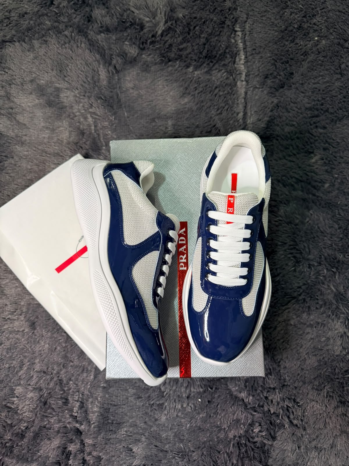 Prada Cups Navy Blue