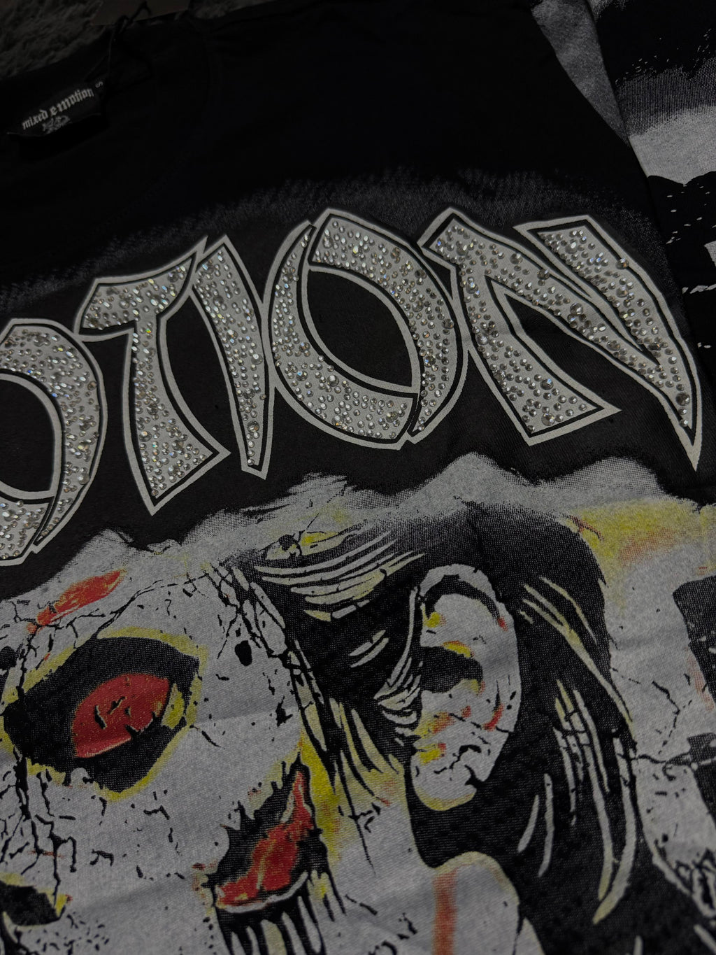 Mixed Emotion Zombie Rhinestone