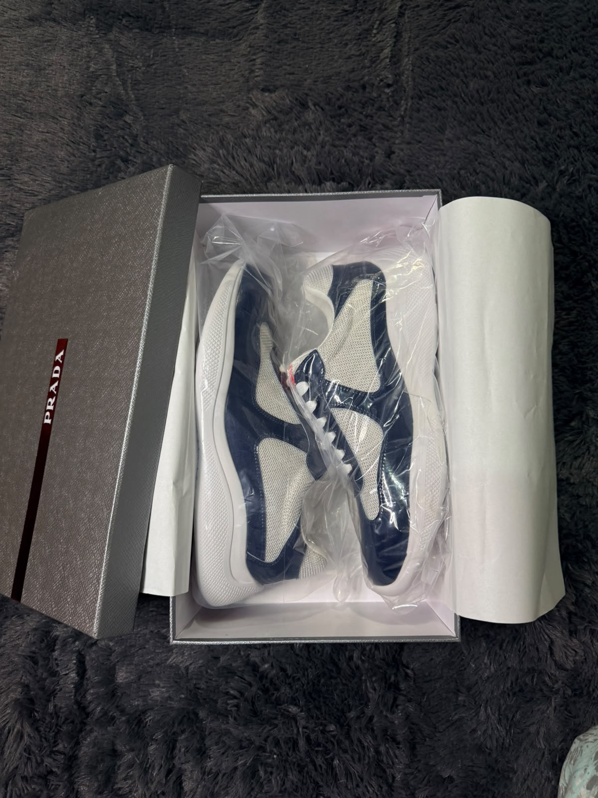 Prada Cups Navy Blue